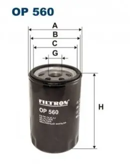 Оливний фільтр FILTRON OP560
