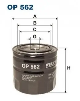 Оливний фільтр FILTRON OP562