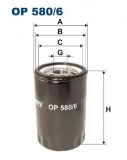 Фільтр масла FILTRON OP5806 (фото 1)