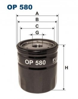 Фильтр масла FILTRON OP580 (фото 1)