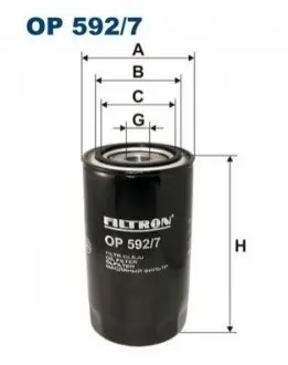 Фильтр масла FILTRON OP5927