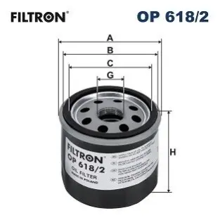 Фільтр масляний Lexus ES/Toyota Camry/Rav 4 2.0/2.5 Hybrid 17 FILTRON OP6182