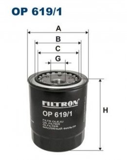 Фильтр масла FILTRON OP6191 (фото 1)