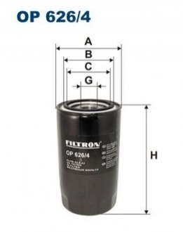 Фільтр масла FILTRON OP6264