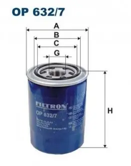 Оливний фільтр FILTRON OP6327