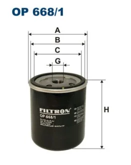 Гідравлічний фільтр коробки передач FILTRON OP6681
