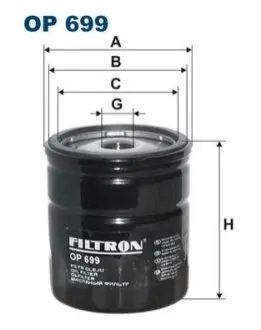 Оливний фільтр FILTRON OP699