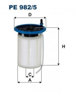 Фильтр топлива FILTRON PE9825 (фото 1)