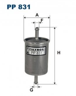 Фильтр топлива FILTRON PP831 (фото 1)