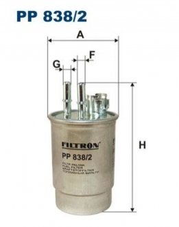 Фильтр топлива - (10088053, 1079271, 1088053) FILTRON PP8382 (фото 1)