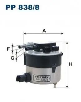 Фильтр топлива FILTRON PP8388