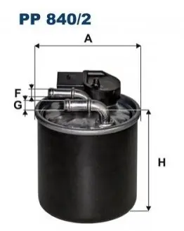 Паливний фільтр FILTRON PP8402