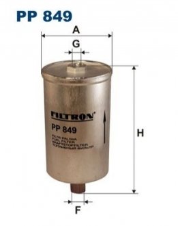 Фильтр топлива FILTRON PP849 (фото 1)