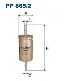 Фильтр топлива - (3964918, C2Z7738, F89Z9155A) FILTRON PP8652