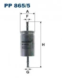 Фільтр паливний Ford Focus/C-Max/Volvo C30/C70/S40 1.6-2.4 04 FILTRON PP8655 Купити в Україні