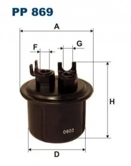 Паливний фільтр FILTRON PP869