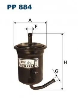 Паливний фільтр FILTRON PP884