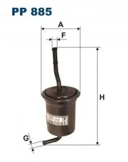 Фильтр топлива FILTRON PP885 Купить в Украине