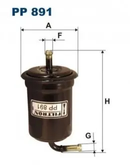 Фільтр палива FILTRON PP891