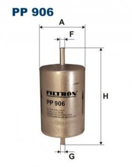 Фильтр топлива FILTRON PP906 (фото 1)