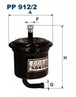 Фільтр палива FILTRON PP9122