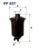Фільтр паливний Mitsubishi Pajero 2.5TD/3.5 91-/Toyota Camry 2.0-3.0 83-02 (знято з постачання) FILTRON (PP927) зображення 1