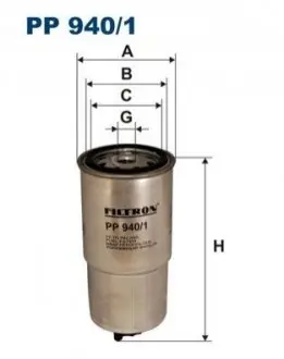 Фильтр топлива FILTRON PP9401
