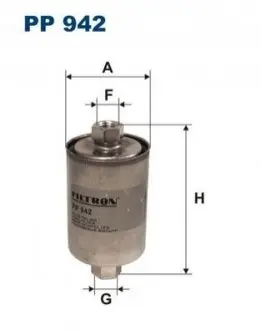 Паливний фільтр FILTRON PP942