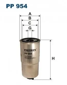 Фильтр топлива FILTRON PP954
