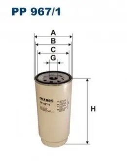 Паливний фільтр FILTRON PP9671