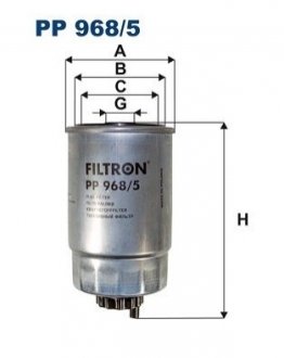 Фільтр палива - (68057228AA, 71771642, K68057228AA) FILTRON PP9685