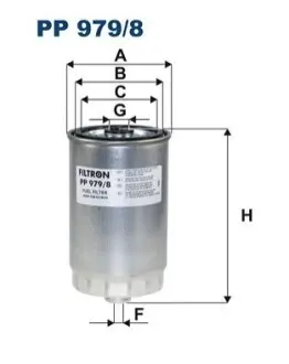 Топливный фильтр FILTRON PP9798