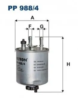 Фильтр топлива FILTRON PP9884