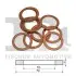 Фото Шайба під форсунку Alfa Romeo/Fiat/Iveco/Lancia/Volvo (10x16x1.5) (к-кт 10шт) Fischer Automotive One (FA1) (004.810.010) изображение 1