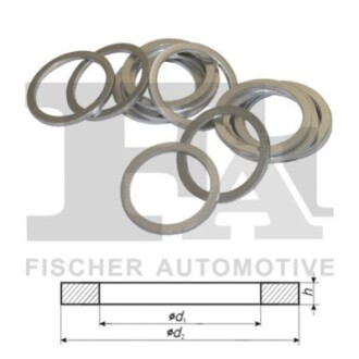 FISCHER шайба алюм. 4,00 x 8,00 x 1,00 Fischer Automotive One (FA1) 053100100