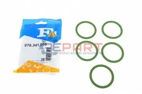 Прокладка турбіни ущільнююча BMW X3 (F25)/X5 (E70)/X6 (E71) 03-(46x5.50) (к-кт 5шт) Fischer Automotive One (FA1) 076341005 Купити в Україні