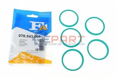 Прокладка патрубка інтеркулера ущільнююча Mini Cooper 09-13 (50.40x57.78x4.55) (к-кт 5шт) Fischer Automotive One (FA1) 076.543.005 Купити в Україні