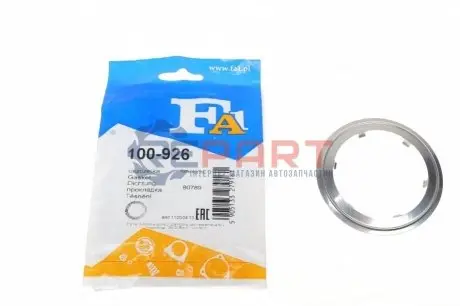 Прокладка труби вихлопної BMW 3 (E90/F30/F80)/5 (E60/F10)/X5 (F15/F85) 04- (кільце) Fischer Automotive One (FA1) 100-926 Купити в Україні