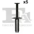 Заклепка розпірна (к-кт 5 шт) BMW 7 (E38)/X5 (E53) 94-06 10200095