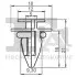 Фото Кліпса кріплення молдингу BMW X5 (E70/F15) 06-18 (біла) Fischer Automotive One (FA1) (10400155) зображення 2