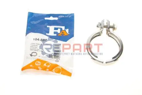 Хомут глушника BMW 3 (E90)/5 (E60/F10)/7 (E65-E67/F01-F04) 05-13 M57/N63 Fischer Automotive One (FA1) 104-882 Купити в Україні