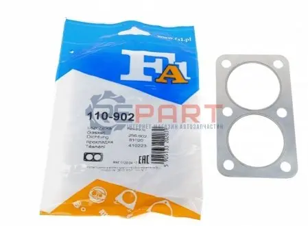 Фото Прокладка труби вихлопної VW Golf/Passat 1.5/1.6 -88 Fischer Automotive One (FA1) (110-902) зображення 1