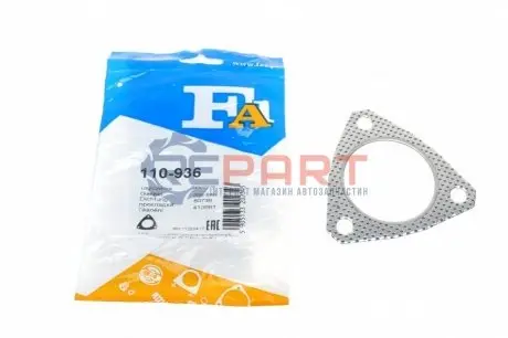 Фото Прокладка труби вихлопної VW LT 2.5 SDI/T4 2.8 VR6 95-06 Fischer Automotive One (FA1) (110-936) зображення 1