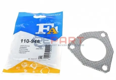 Фото Прокладка труби вихлопної VW T4 2.8 VR 6 95-00 Fischer Automotive One (FA1) (110946) зображення 1