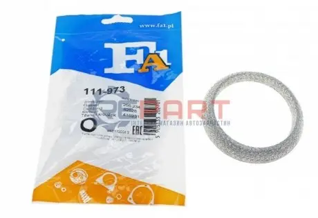 Прокладка труби вихлопної VW Caddy I 1.5/1.6 -92 (72x92x14) (кільце) Fischer Automotive One (FA1) 111-973 Купити в Україні