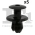 Кліпса кріплення обшивки (к-кт 5 шт) VW Golf VI/VPassat B5/B6/B7/T4/T5/T6 97- 11-30008.5