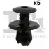 Фото Кліпса кріплення обшивки (к-кт 5 шт) VW Golf VI/VPassat B5/B6/B7/T4/T5/T6 97 Fischer Automotive One (FA1) (11-30008.5) зображення 1