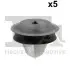 Фото Кліпса кріплення молдинга (к-кт 5 шт) VW T5 03-18 Fischer Automotive One (FA1) (11400395) зображення 1