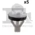 Фото Кліпса кріплення обшивки (к-кт 5 шт) Audi A4 00-08 Fischer Automotive One (FA1) (11401025) зображення 1