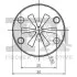 Фото Шайба фіксуюча (к-кт 5шт) VW Caddy II/III/Crafter 30-35/30-50/Golf II/III/IV/V/VI/Jetta II 80 Fischer Automotive One (FA1) (11401115) зображення 2